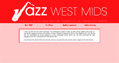 Desktop Screenshot of jazzwestmids.co.uk